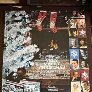 A Very Merry Christmas Volume IV Vinyl LP 1970s
